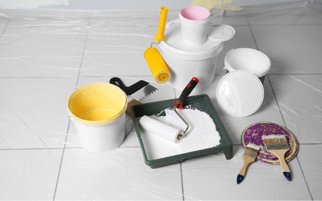 Line #103 Overview of Paint Trays & Buckets