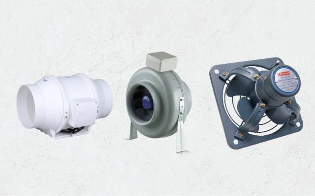 Line #130 Industrial and Inline Duct Fans