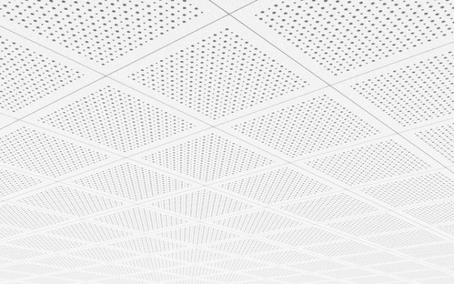 Line #40 – Acoustic mineral fiber tiles