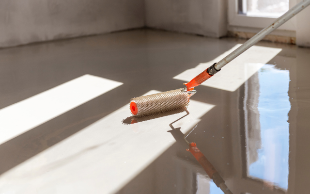Line #54 Applications of Epoxy Self Leveling Floor Coatings