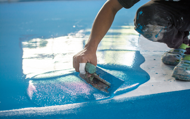 Line #54 Epoxy self leveling flooring systems