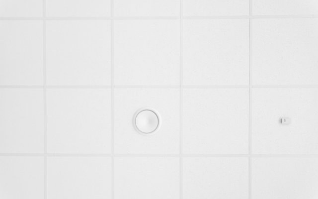 Line #76 Gypsum ceiling tiles (PVC laminated with Aluminum backing)